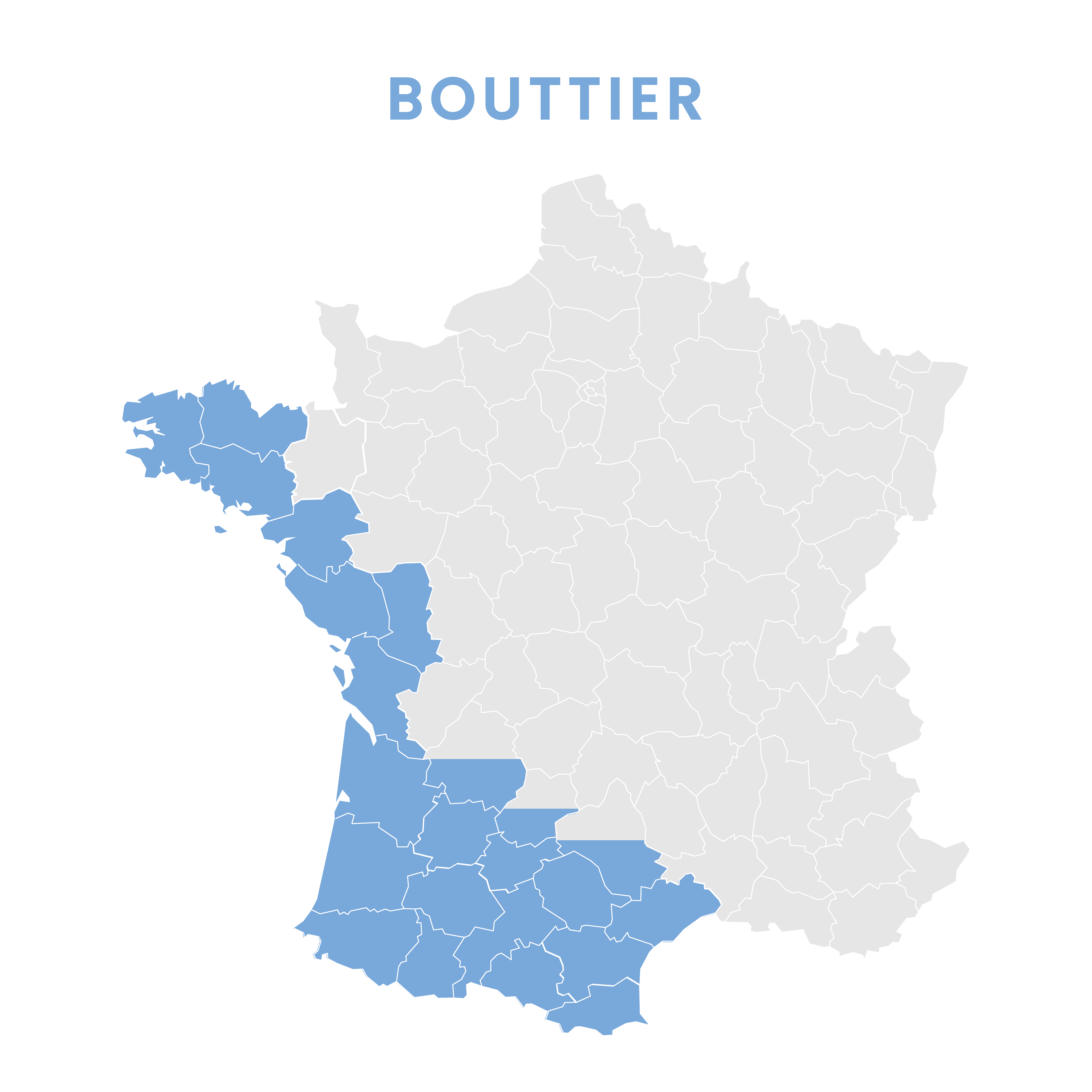 carte de la France Bouttier